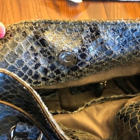 Michael Kors Snakeskin Tote - Picture 4 of 6